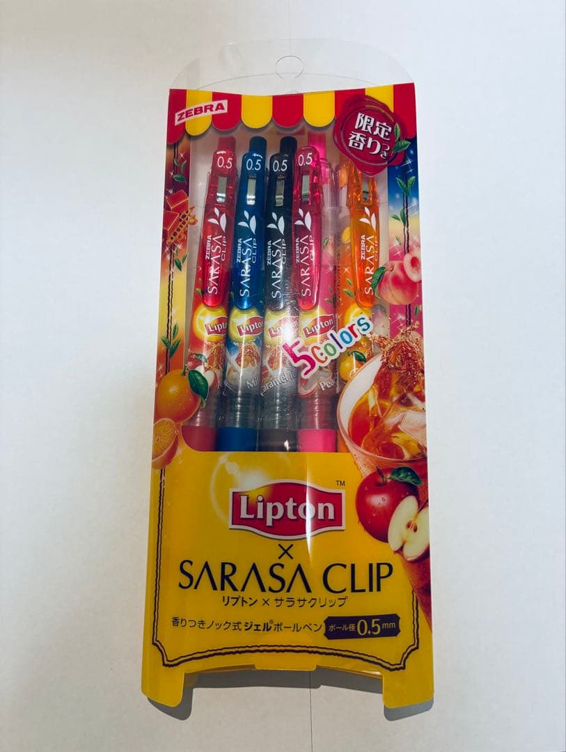 リプトン　サラサ　5色ボールペンセット 0.5mm