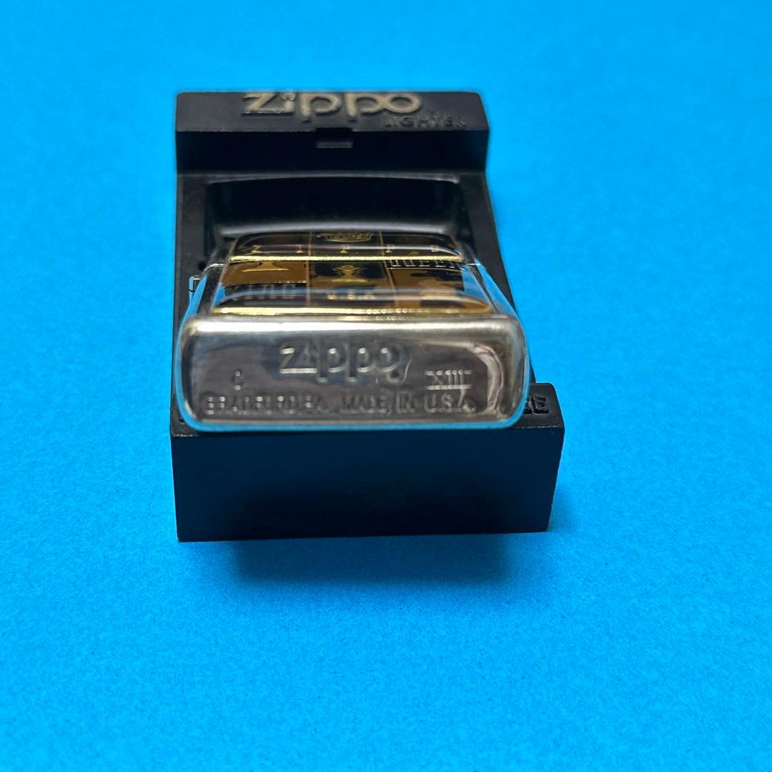 ビンテージ ZIPPO CHESS KING メタル貼り 1996年型