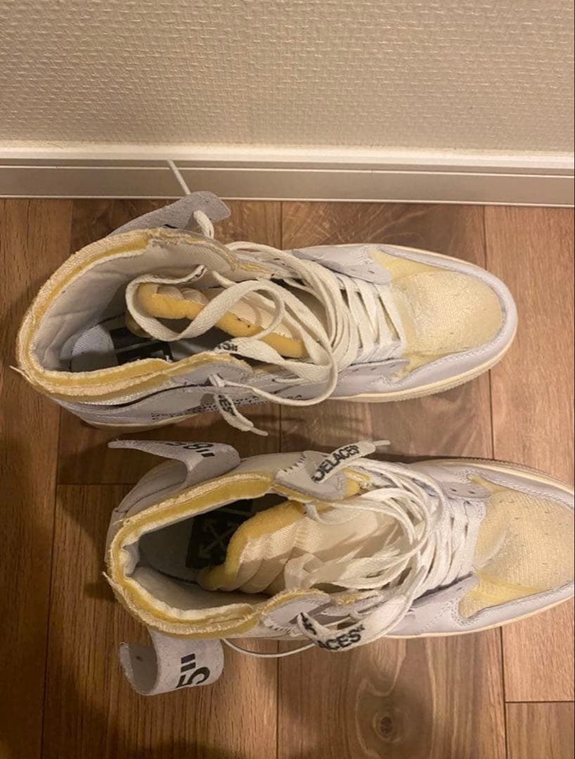 シューズ(男性用) Off-White Nike Air Jordan 1 White 28.5