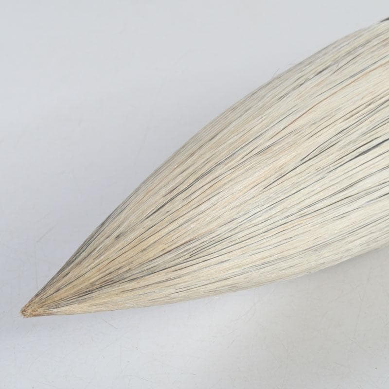 中国　書道具　獣骨製　大筆　ケース付　M　9231