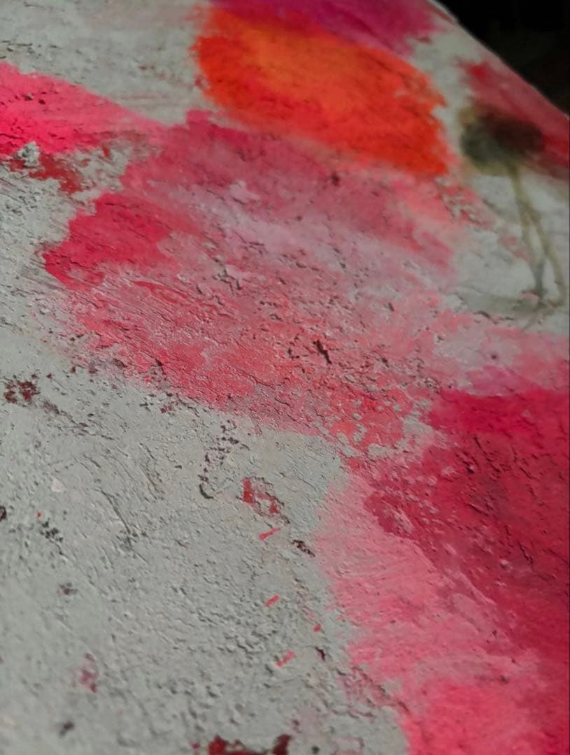 油彩画　北村明久　ポピー