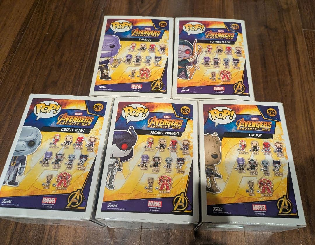 funko pop AVENGERS アベンジャーズ ５点セット