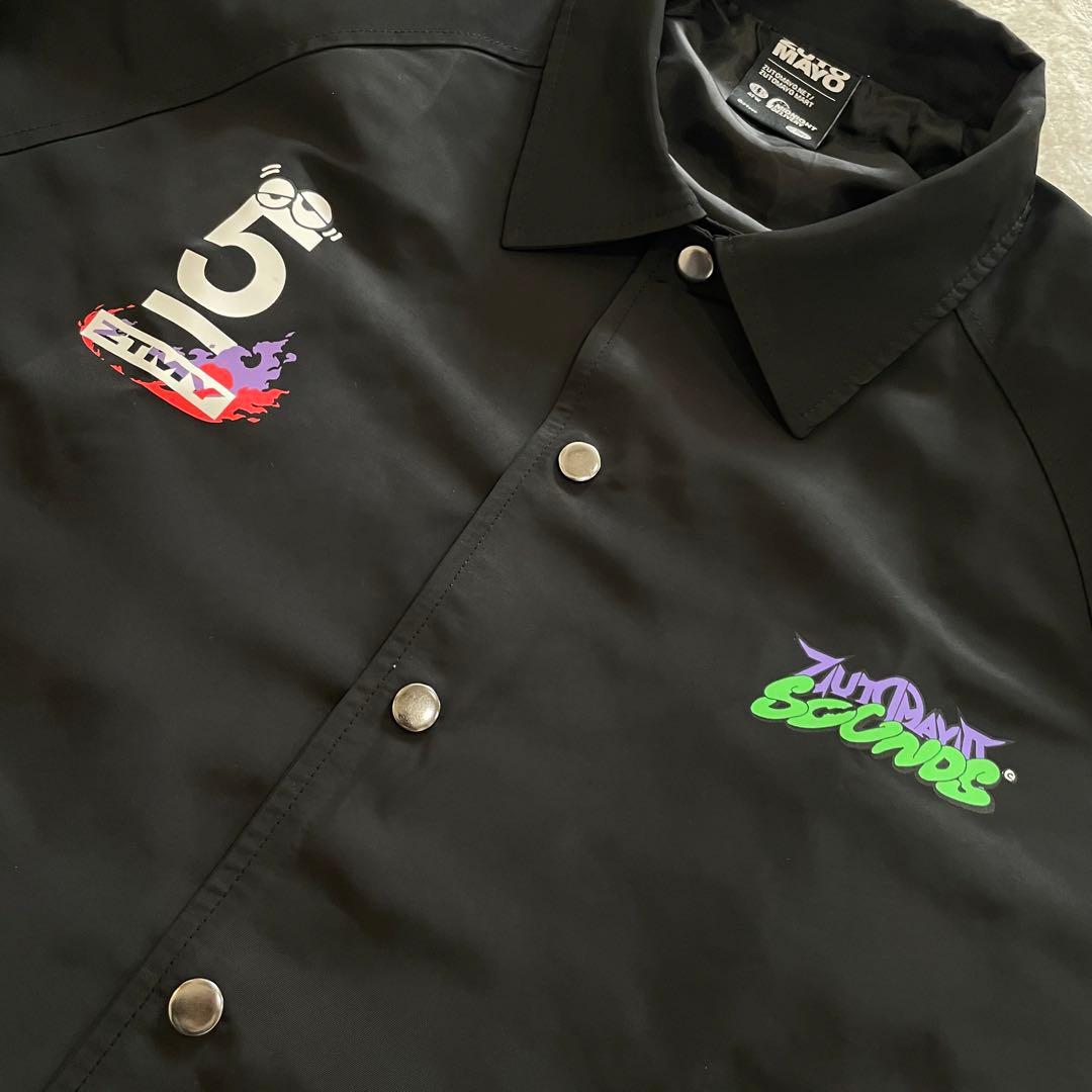 ずっと真夜中でいいのに。 コーチジャケット　ミラーチューン ブラック　Lサイズ