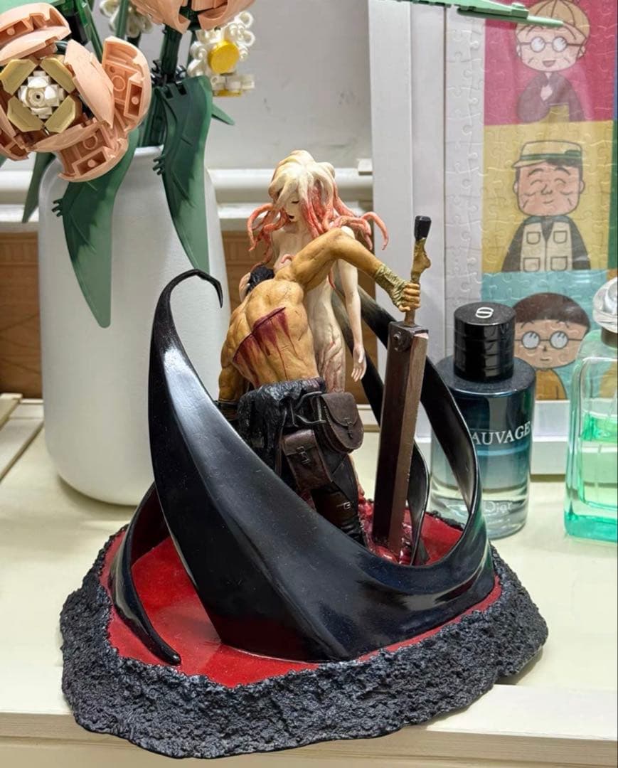 ベルセルク Art Of War AOW スラン ガッツ スタチュー フィギュア