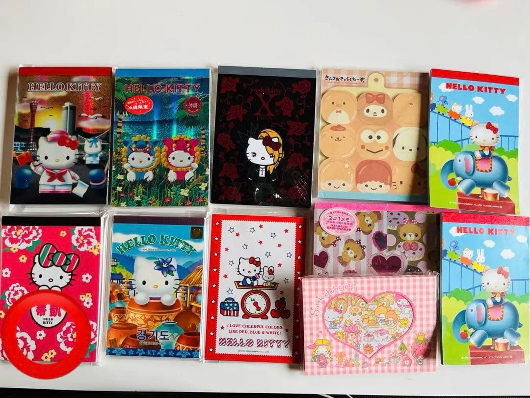 【57冊】サンリオ ハローキティ メモ帳 まとめ売り
