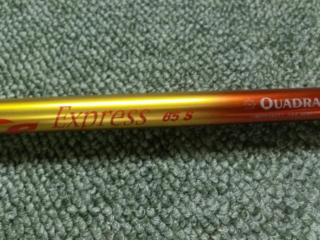 テーラーメイドスリーブ付き ファイアーエクスプレス 65 S 装着時45.25強
