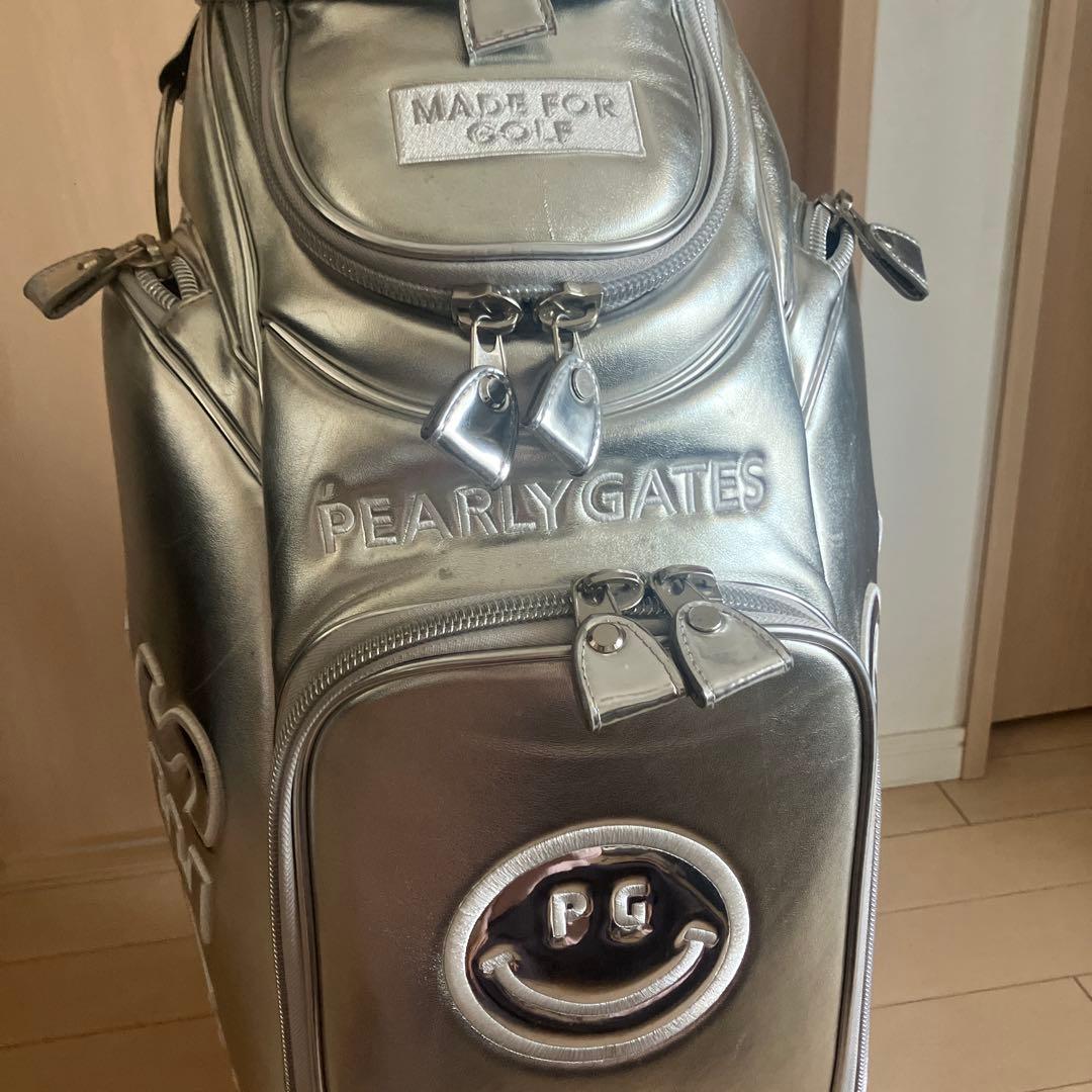 PEARLY GATES シルバーキャディバッグ ❣️オシャレ