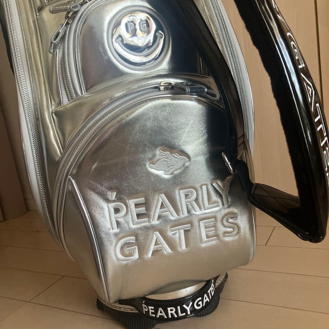 PEARLY GATES シルバーキャディバッグ ❣️オシャレ