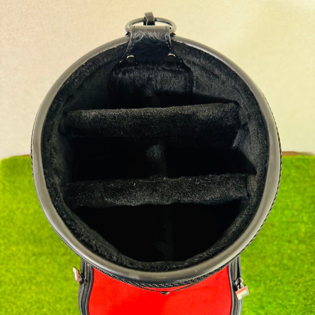 【人気モデル】FILA GOLF キャディバッグ 赤