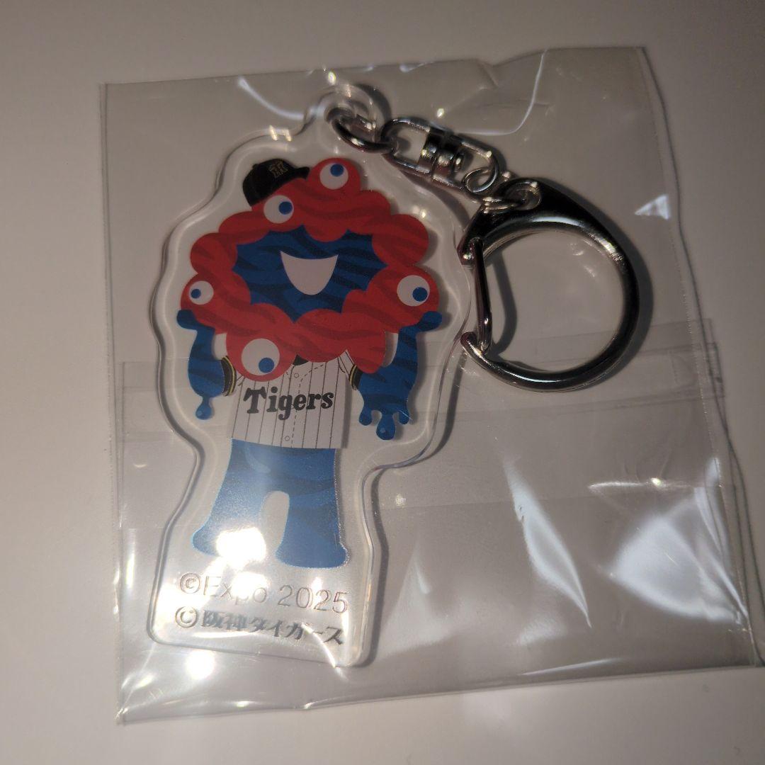 ミャクミャク✕Tigers　コラボアクリルキーホルダー　コンプリートセット 6種