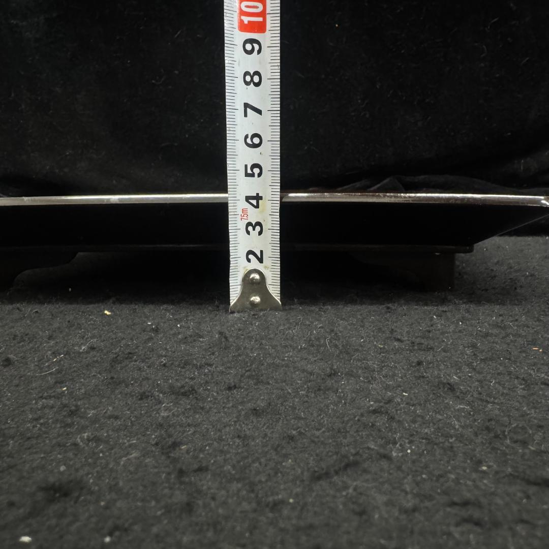 輪島塗り　時代蒔絵盆 竹雀 漆芸 脚付膳　足付き膳　　お膳台　五枚　共箱