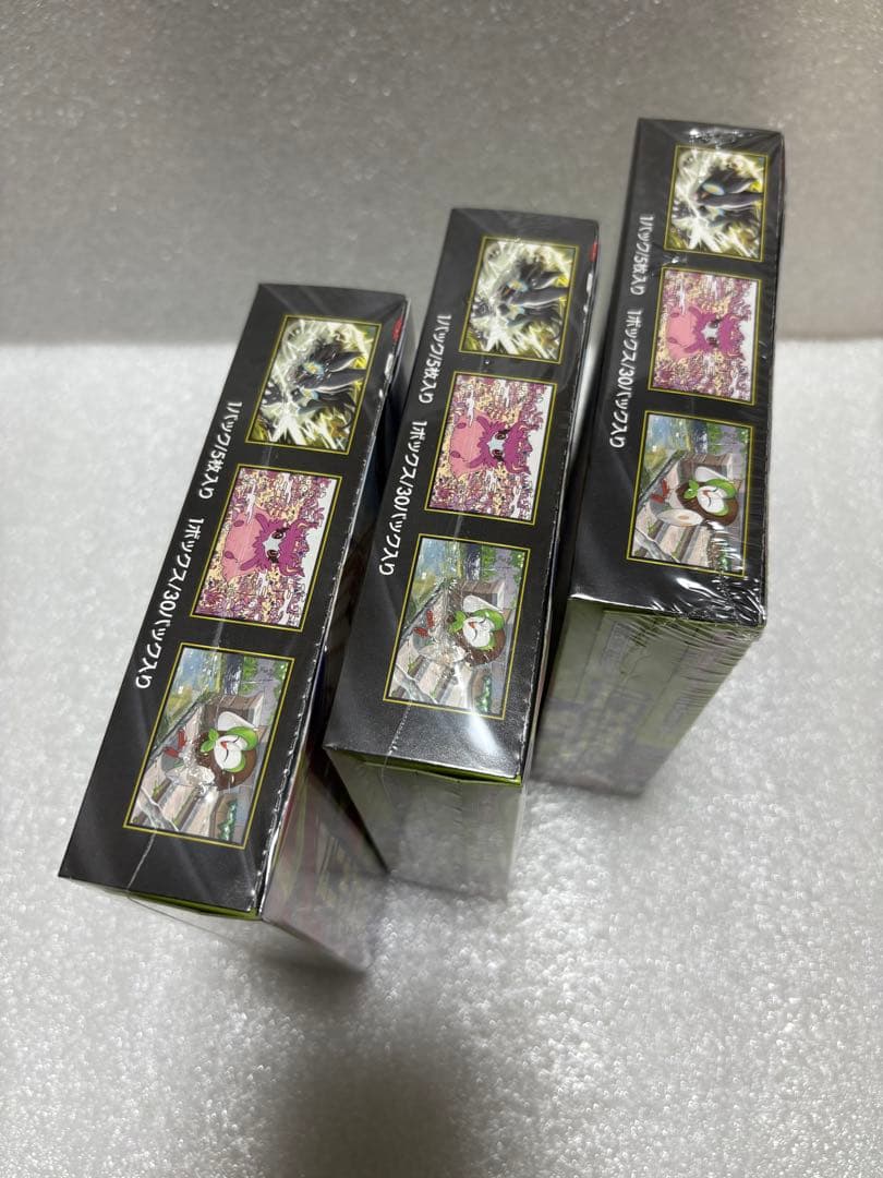 【シュリンク付き】破れあり！ポケモンカード ムニキスゼロ 3box