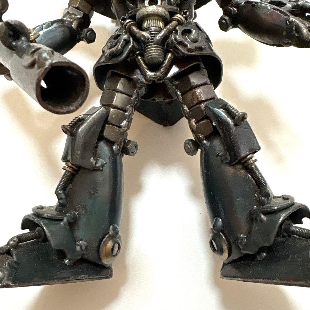 が*ん様 メタルアート　鉄屑アート　スクラップアート　グフカスタム風 フィギュア