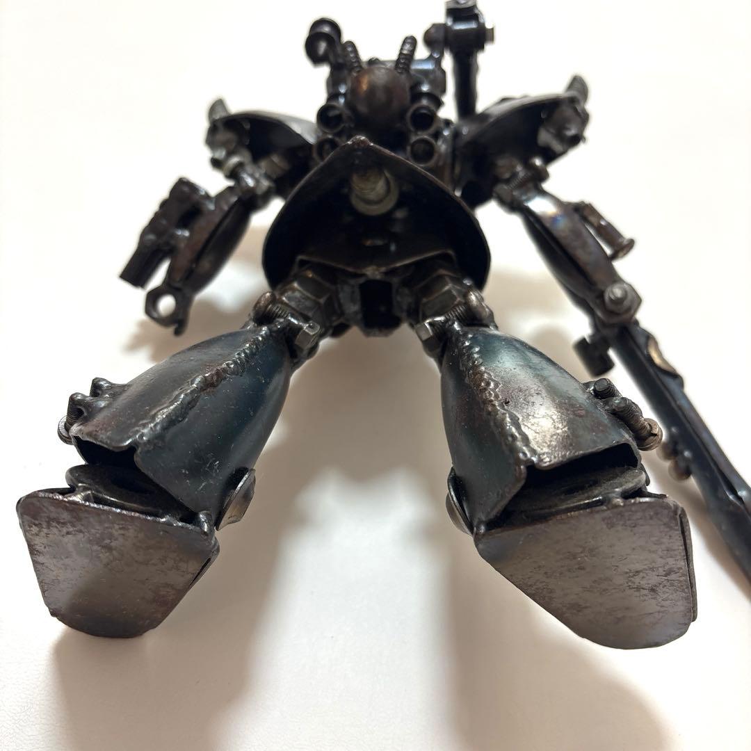 が*ん様 メタルアート　鉄屑アート　スクラップアート　グフカスタム風 フィギュア