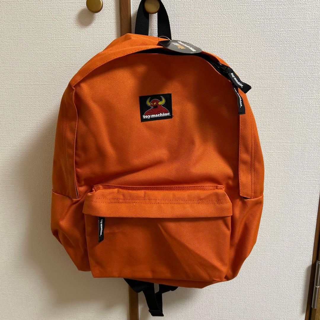 新品　トイマシーン　TOY MACHINE リュック　オレンジ