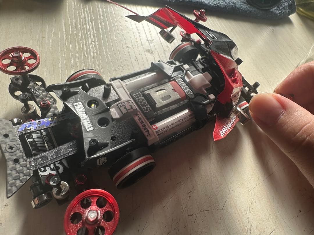 ミニ四駆　MSフレキ2台セット中古品 本日23:59分で削除します。