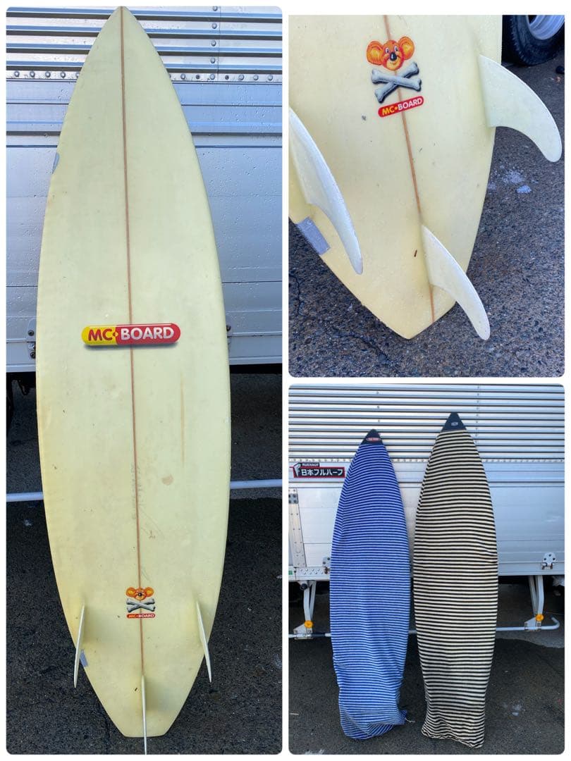 MC BOARD & Gotcha サーフボード 3本セット