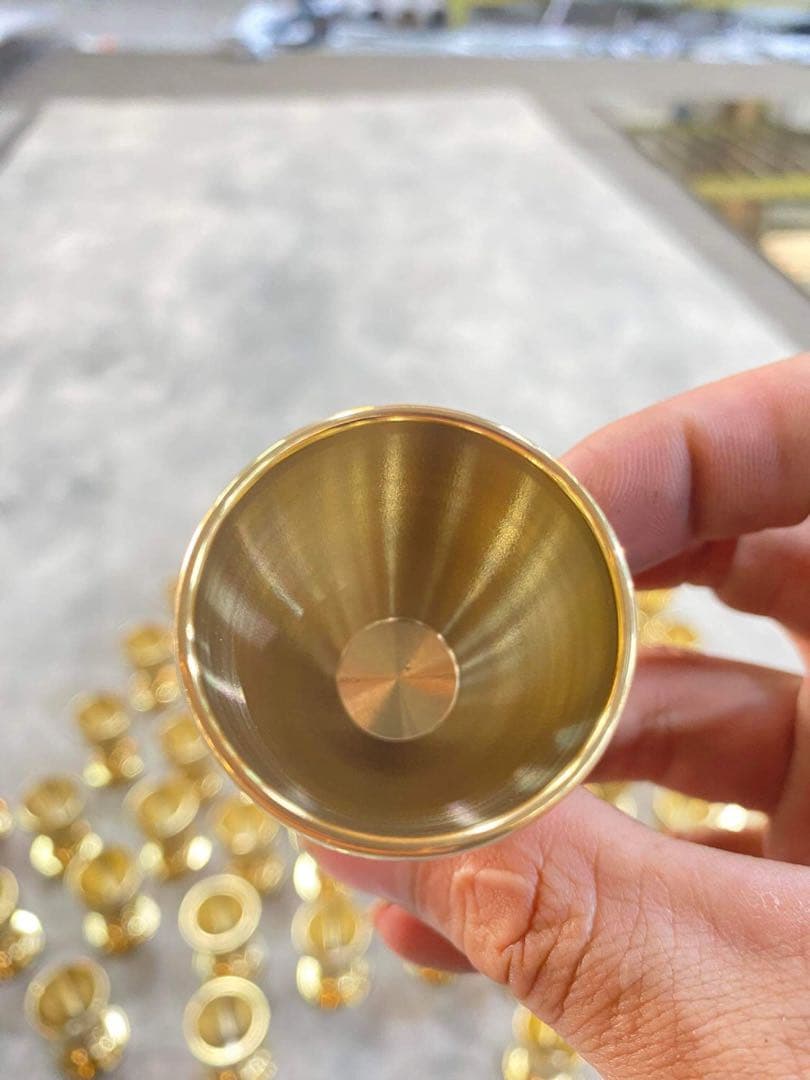 ヴィンテージベトナム製ポットセット含むティーポットとカップセットメタルカップ