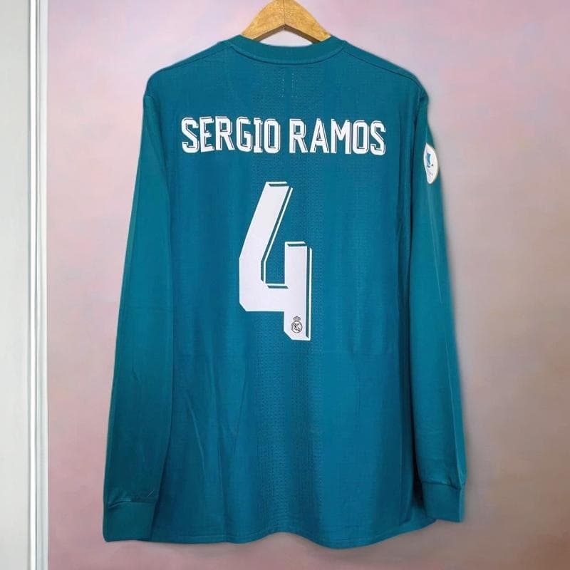 17-18 レアル・マドリード ラモス Sergio Ramos 長袖シャツ 4