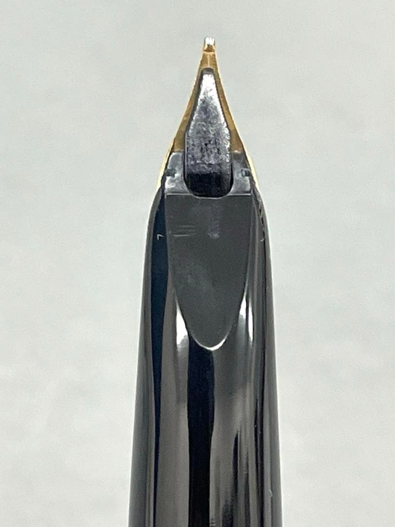 【未使用】セーラー万年筆　スターリングシルバー　18K 　＜4＞ 格子柄