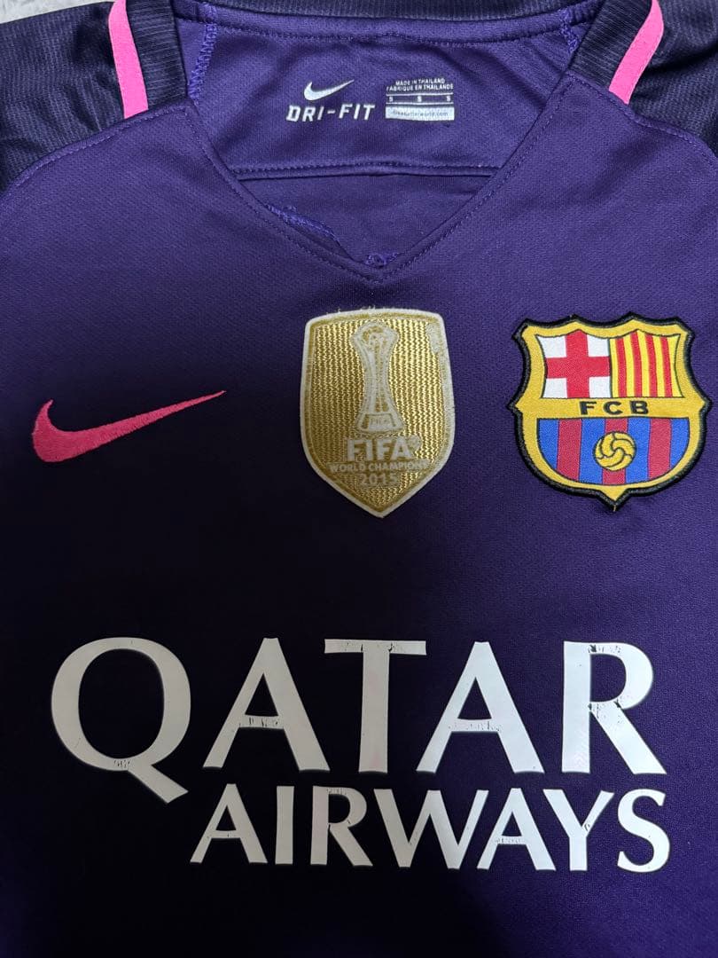 FCバルセロナユニフォーム　メッシ　オーセンティック　2016/2017アウェイ