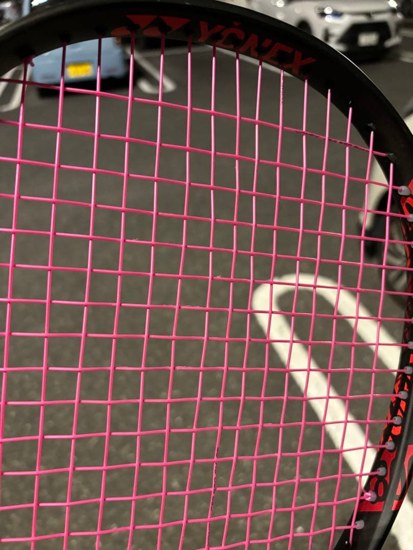 YONEX　テニスラケット　ジオブレイク80g 赤