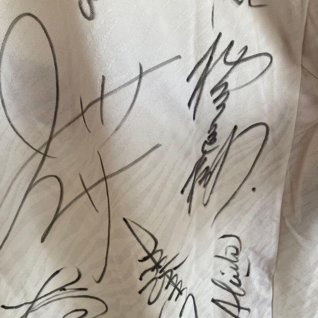 【貴重サイン多数】鹿島アントラーズ Jリーグ創設期　ユニフォーム　ビンテージw