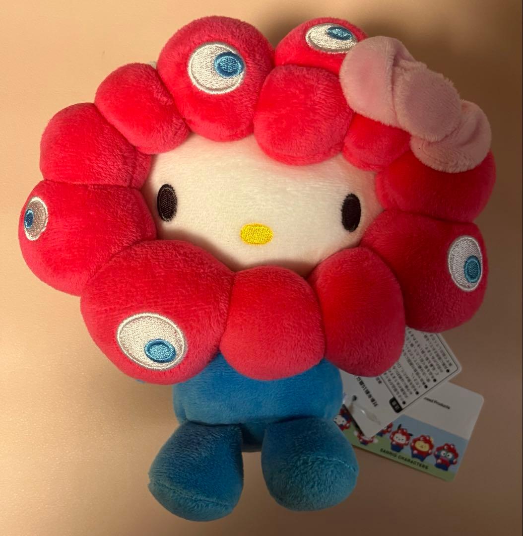 【新品】ミャクミャク ハローキティ 万博会場限定　なりきりぬいぐるみ Mサイズ