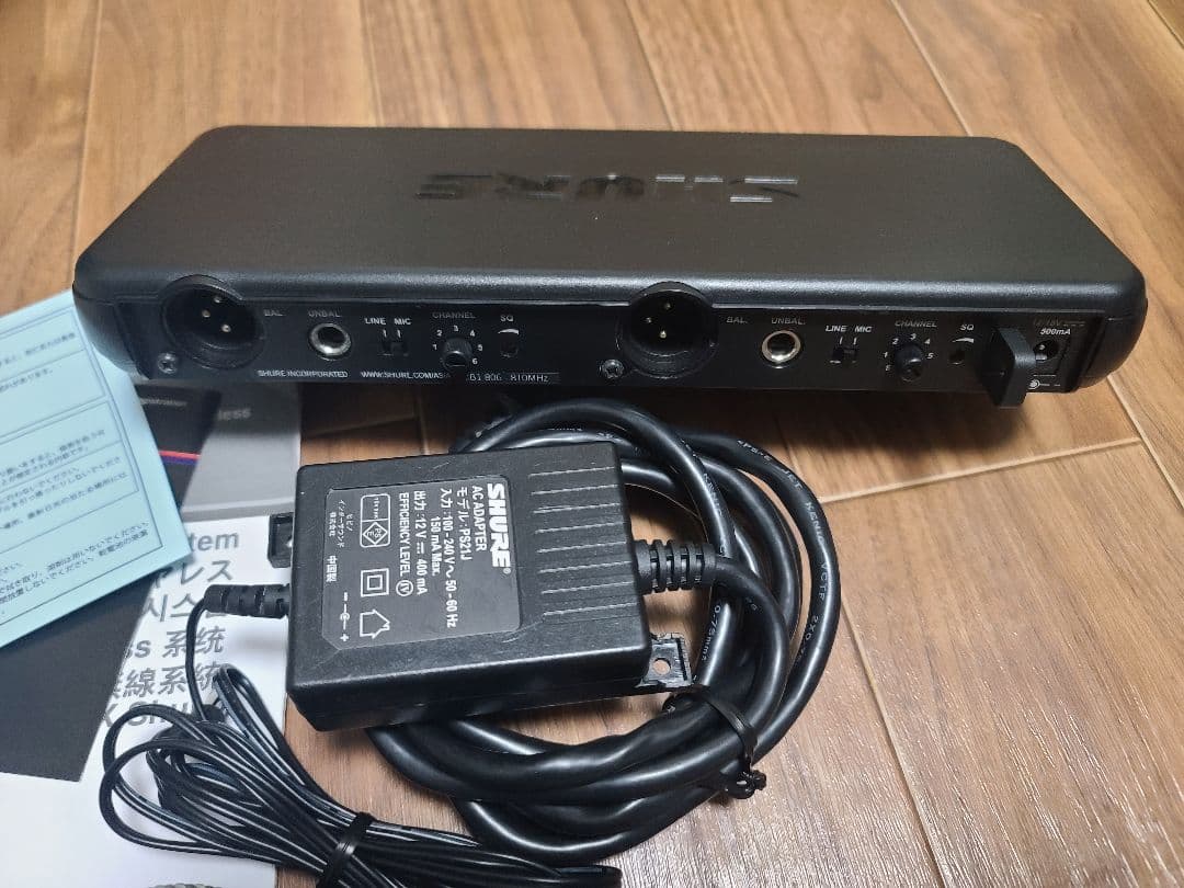 SHURE SVX88、SVX1 JB1 、SVX2 PG58 ワイヤレスマイク