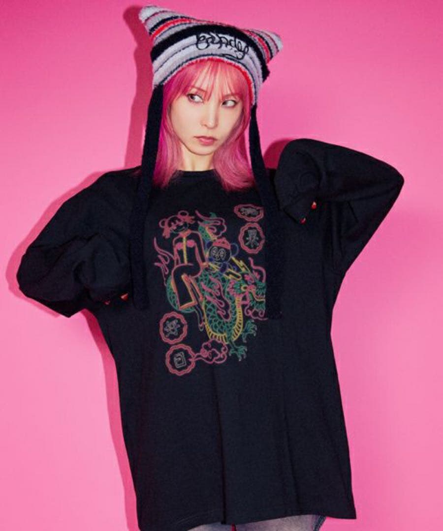 ミュージシャン LiSA ANOTHER Great Day NEON SIGN L/S TEE
