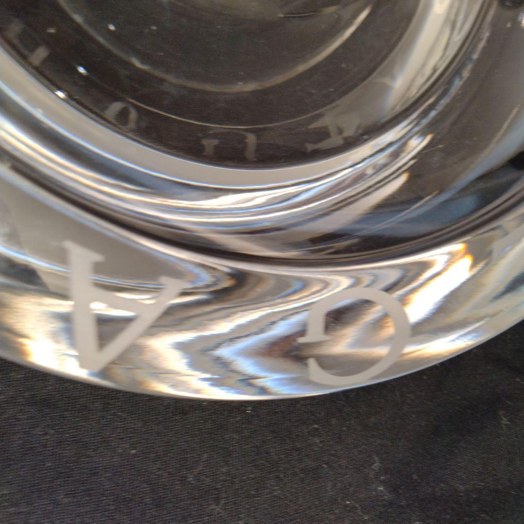 ブルガリクリスタル灰皿　小物入れ　未使用品