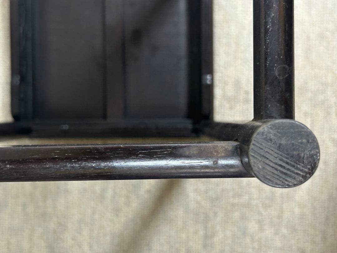 紅木　花台　唐木　茶道具　送料込み0910