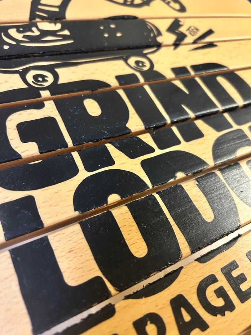 ウッドロールトップテーブル60cm グラインドロッヂ