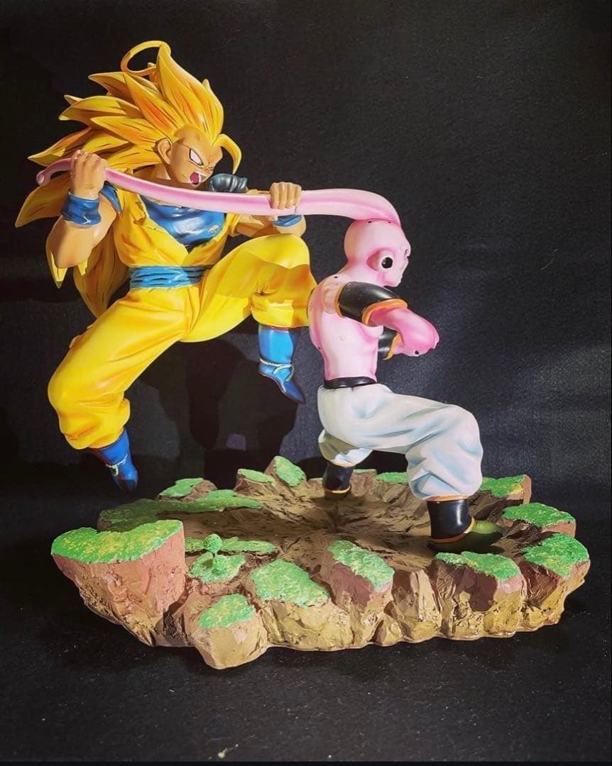 ドラゴンボール　フィギュア　ガレージキット　　悟空3VSブウ