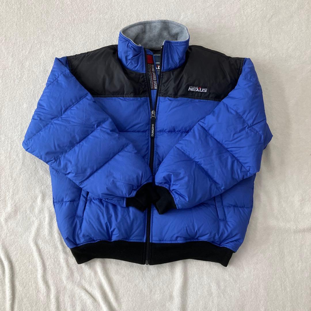 【美品】SHIMANO シマノ　NEXUS フィッシングウェア　ダウン　上下　青