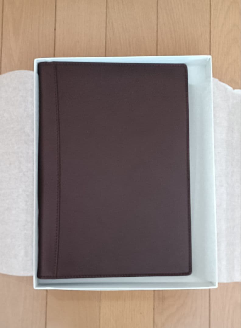 【高品質】ビジネス/B5/ 26穴 ルーズリーフ/こげ茶