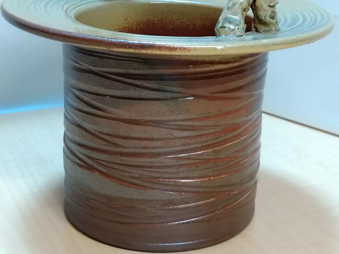花器　天降川焼き