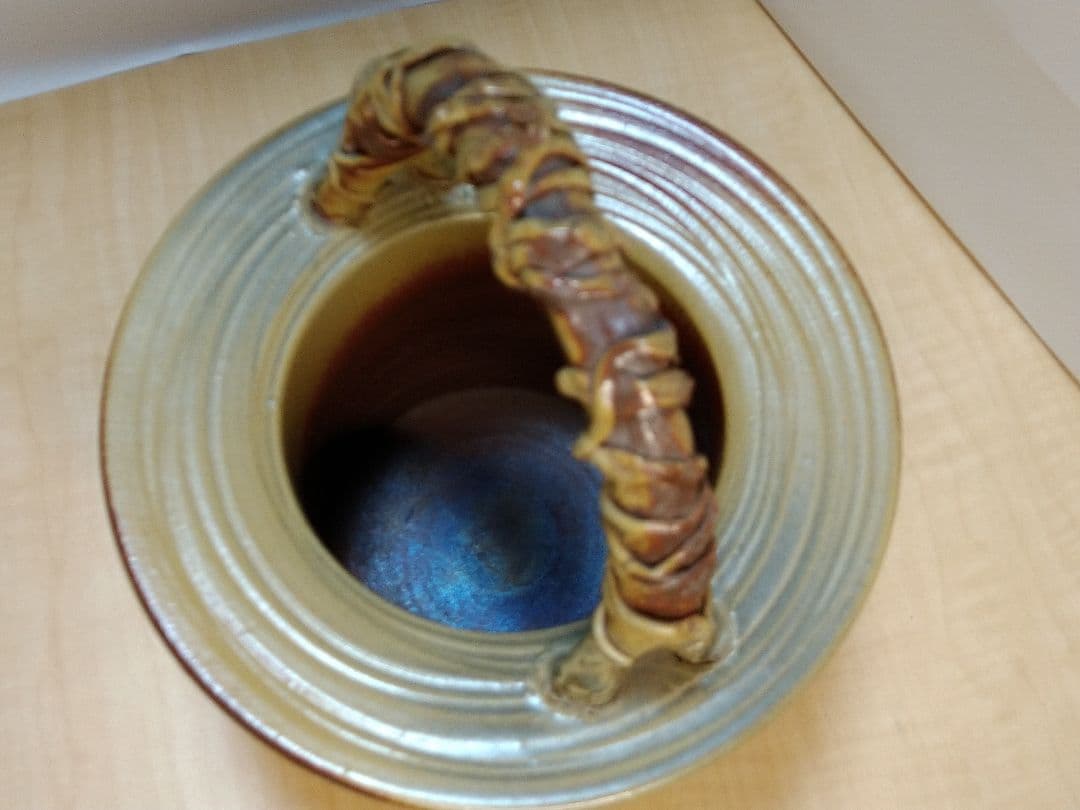 花器　天降川焼き