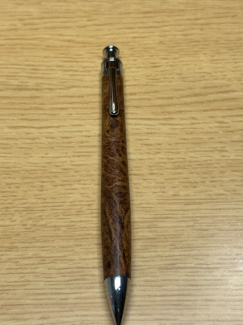 工房楔　アカシア　こぶ杢　瘤杢　シャープペンシル　木軸　0.5 希少