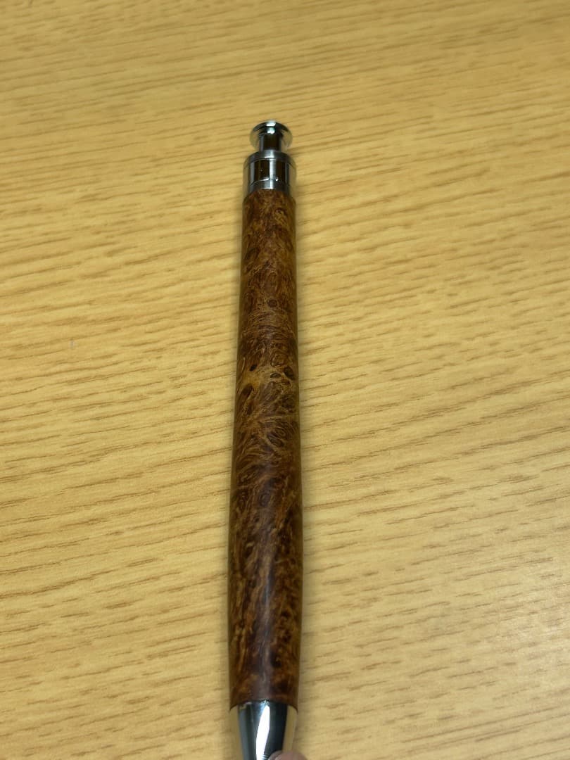 工房楔　アカシア　こぶ杢　瘤杢　シャープペンシル　木軸　0.5 希少