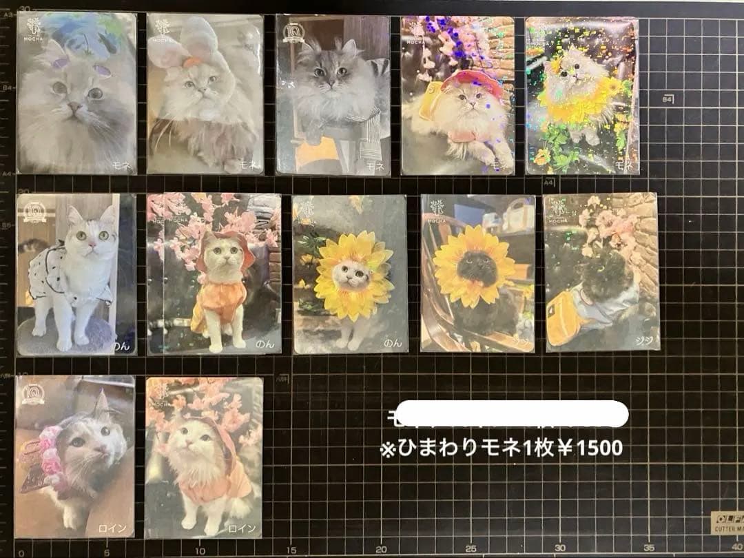 猫カフェmocha にゃんずトレカ バラ売り⭕️