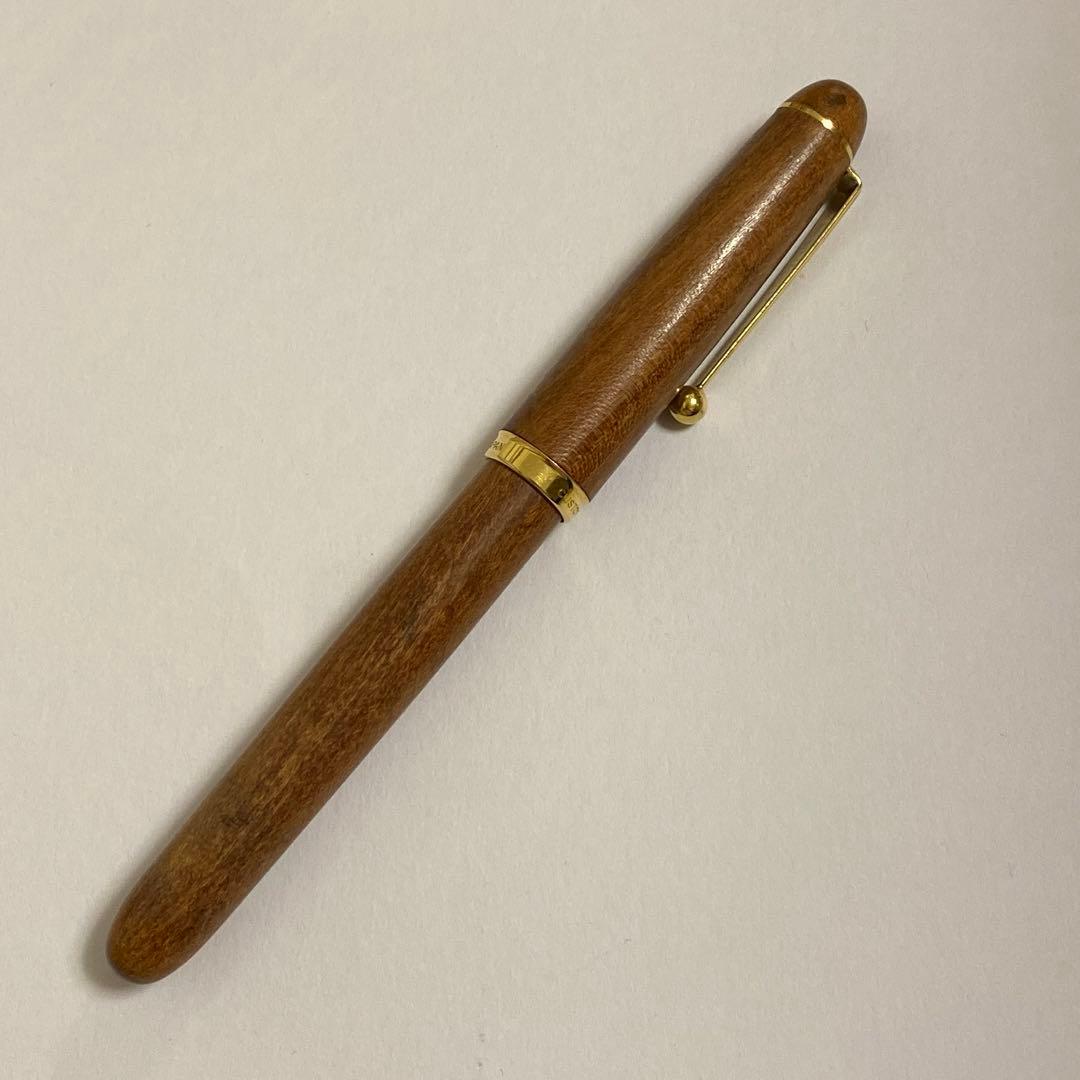 s*y様 パイロット　木製 万年筆 ブラウン　カスタム　ジャパン　14k