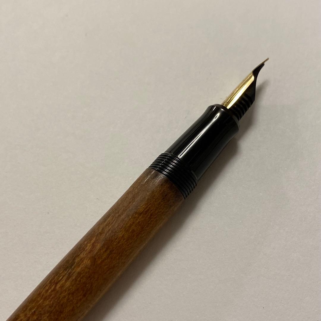 s*y様 パイロット　木製 万年筆 ブラウン　カスタム　ジャパン　14k
