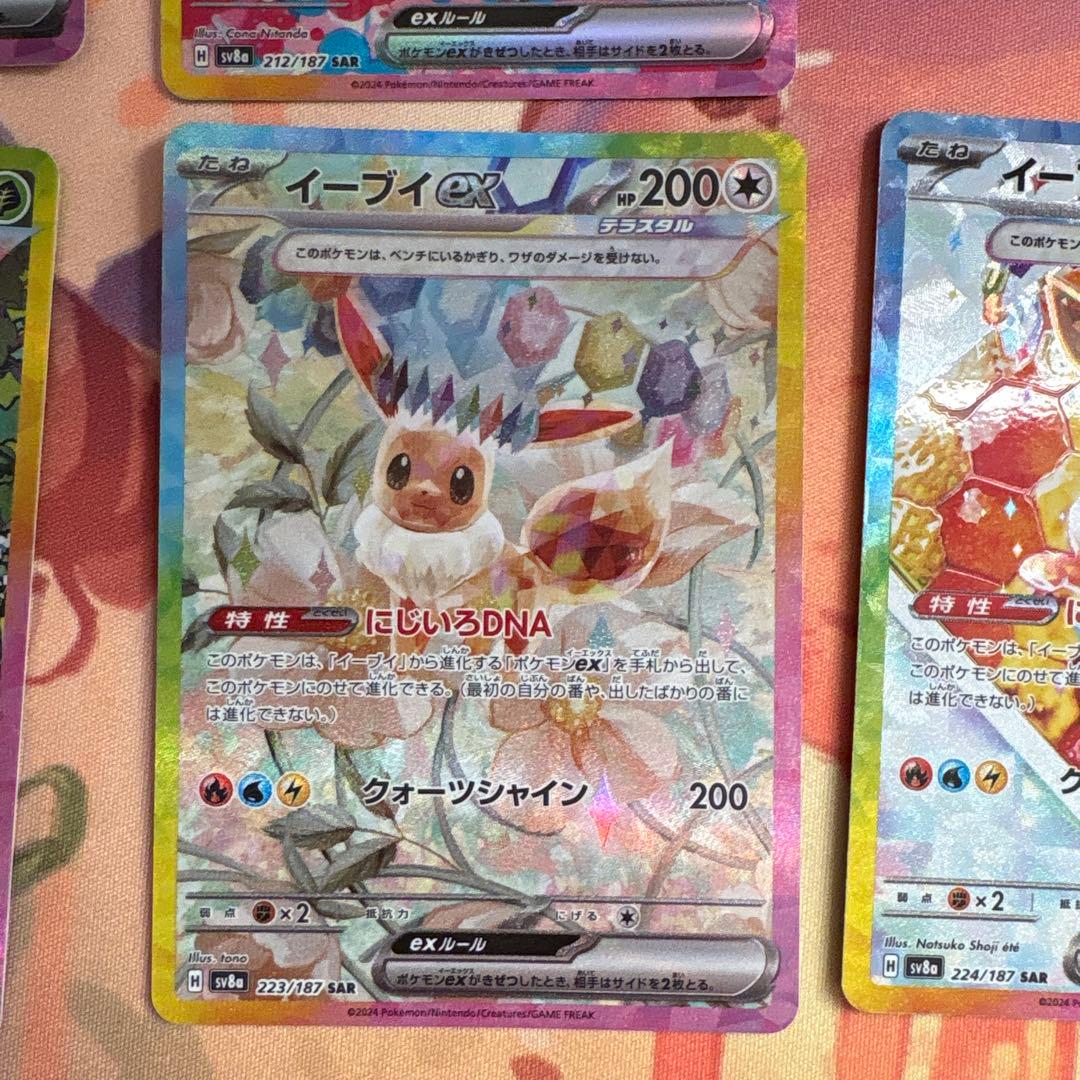 テラスタルフェス　ブイズ　10枚セット　sar ブラッキー