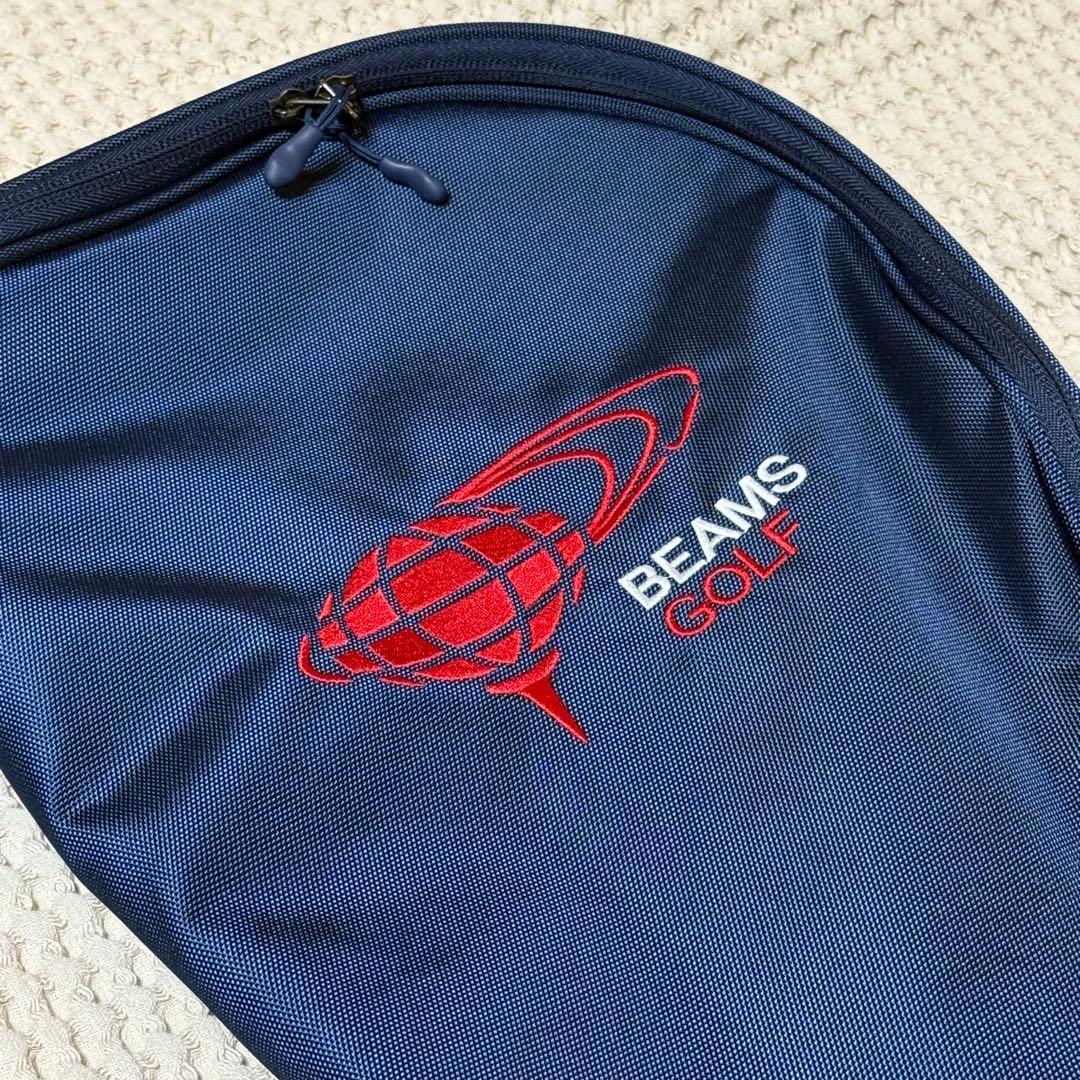 【最終値下げ】BEAMS GOLF ゴルフバッグ ネイビー 未使用品