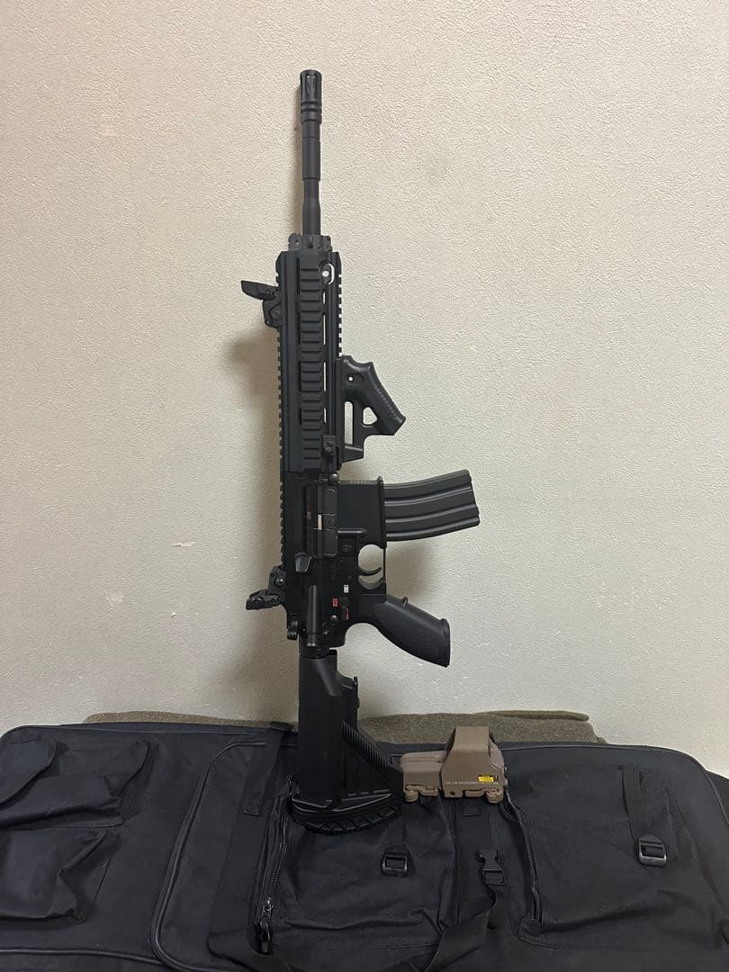 エアガン ブラック ライフル マガジン付き