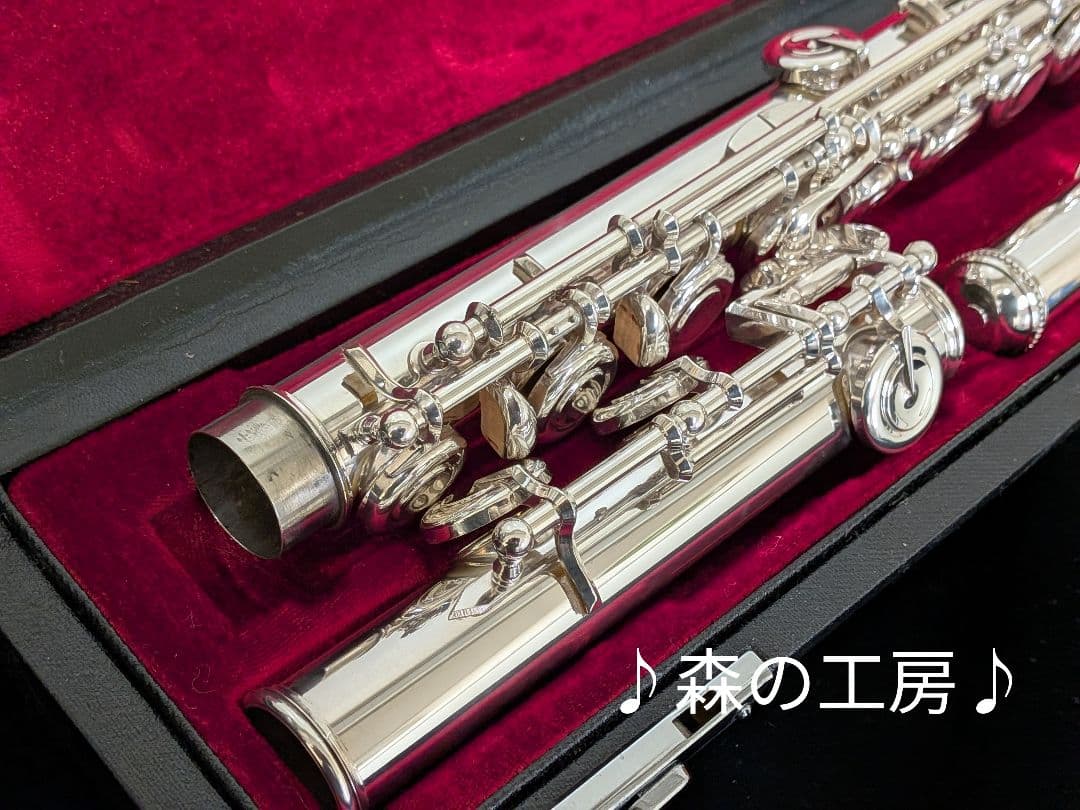 中古フルート専門店‼️部活応援‼️頭部管銀製 ヤマハフルートYFL451 Eメカ