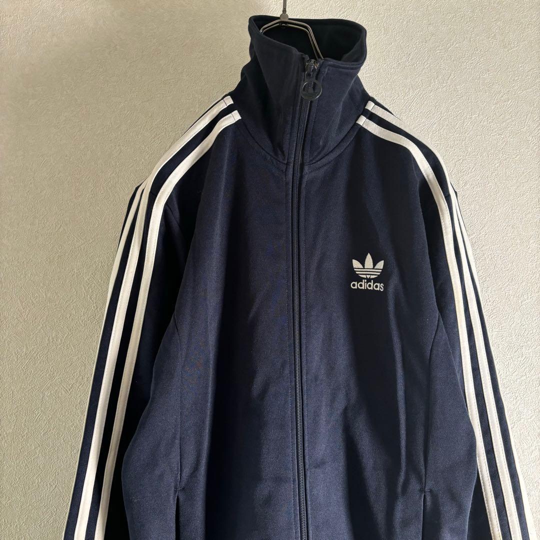 adidas トラックジャケット ジャージ ネイビー