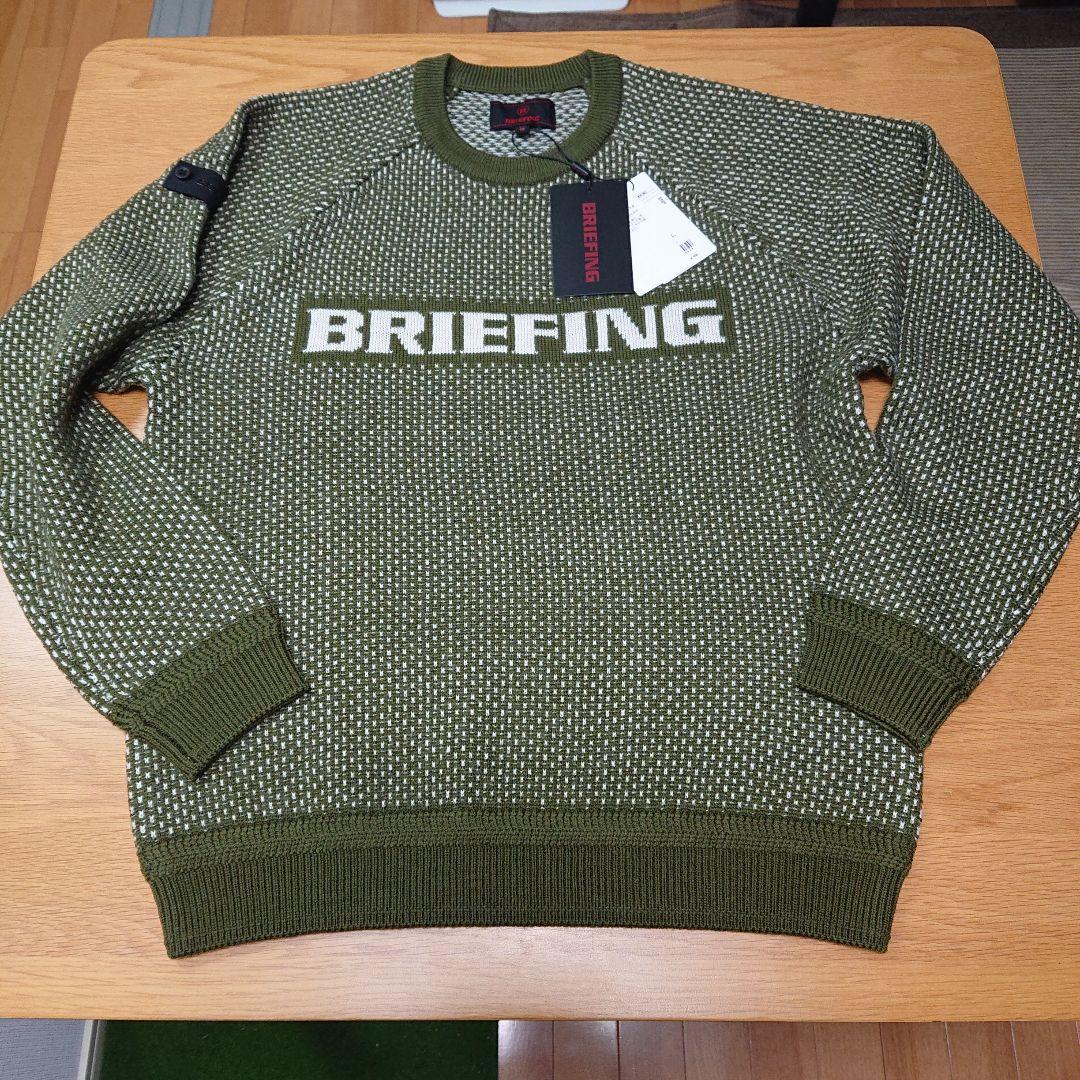 BRIEFING GOLF ブリーフィングゴルフ メンズウェア　セーターオリーブ