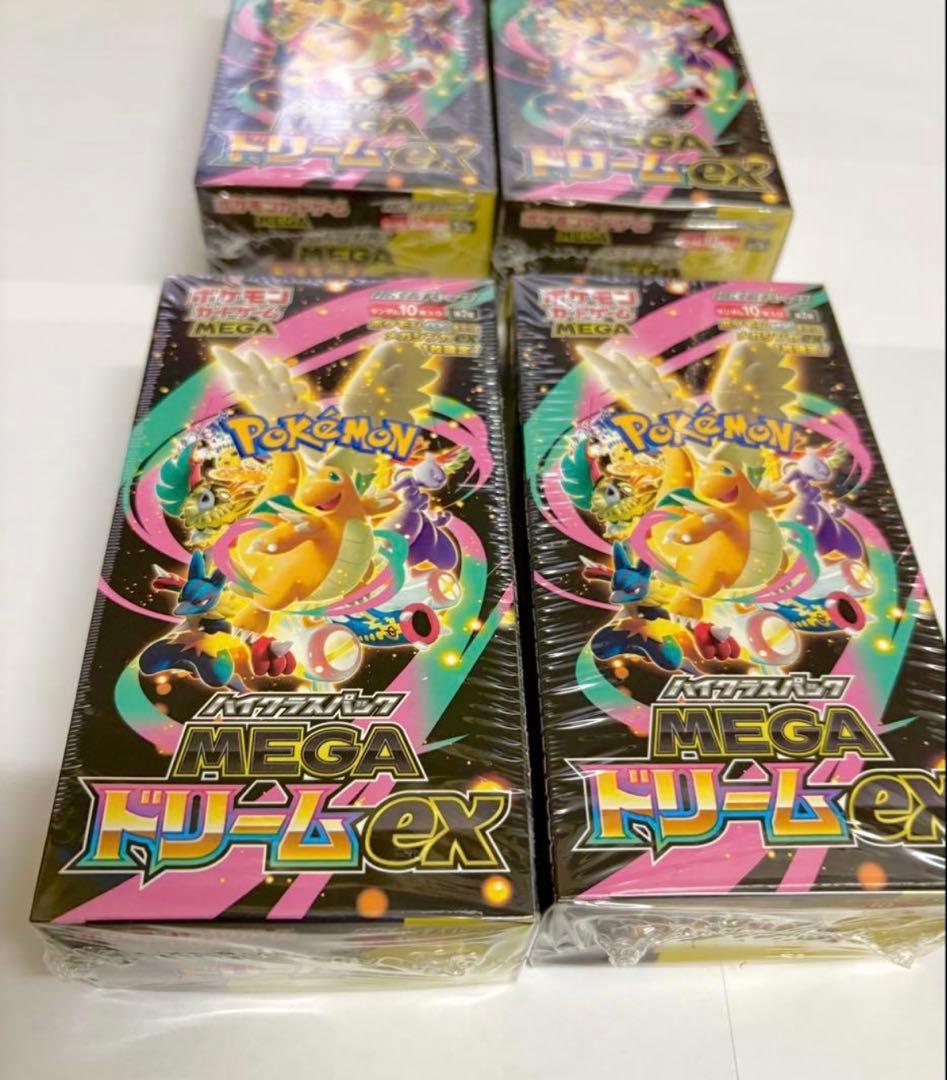ポケモンカード MEGAドリームEX 4BOX